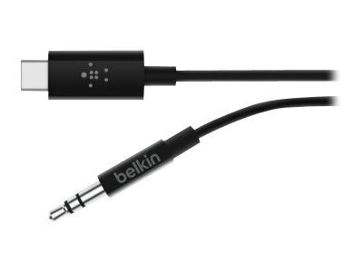 Belkin F7U079bt06-BLK, USB-C/Aux 3.5 mm, 1.8 m цена и информация | Juhtmed ja kaablid | hansapost.ee