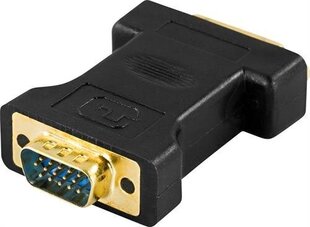 Deltaco DVI-6, DVI-I, VGA hind ja info | USB adapterid ja jagajad | hansapost.ee