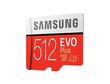 Samsung EVO PLUS 512GB MicroSD adapteriga (MB-MC512HA/EU) цена и информация | Fotoaparaatide mälukaardid | hansapost.ee