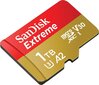 SanDisk Extreme MicroSDXC 1 TB (+ SD adapter) цена и информация | Fotoaparaatide mälukaardid | hansapost.ee