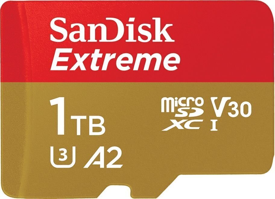SanDisk Extreme MicroSDXC 1 TB (+ SD adapter) цена и информация | Fotoaparaatide mälukaardid | hansapost.ee