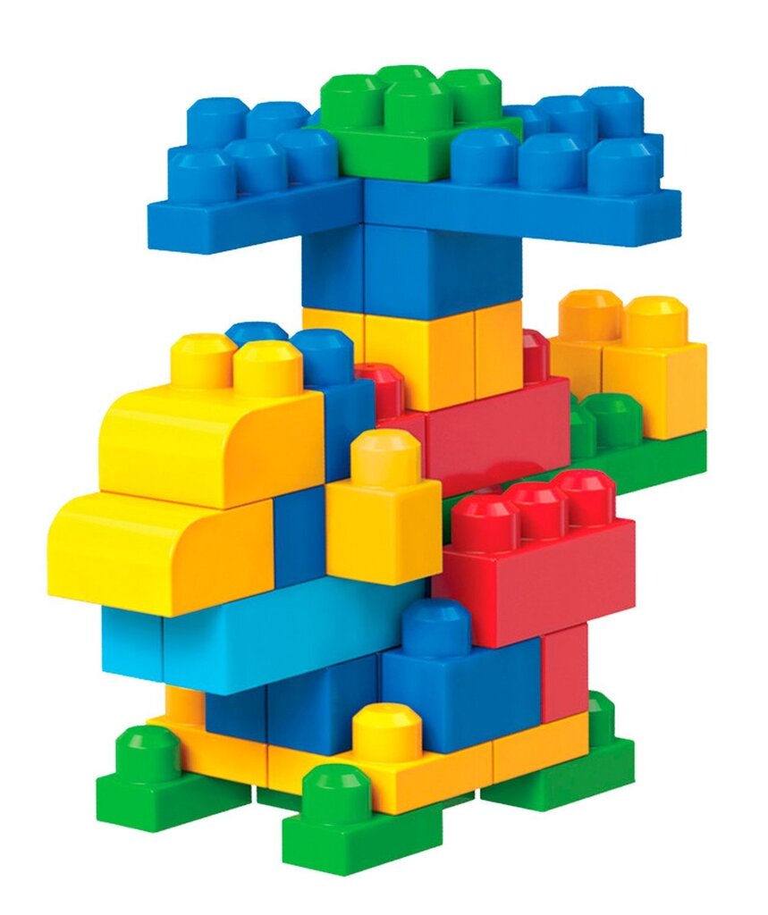 Klotsid kotiga Mega Bloks®, 80-osaline, DCH63 цена и информация | Beebide mänguasjad | hansapost.ee