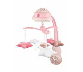 Карусель с проектором и плюшевыми игрушками Canpol Babies 3in1, розовый, 75/100 цена и информация | Игрушки для малышей | hansapost.ee