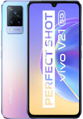 Nutitelefon Vivo V21 5G 128GB Dual Sim Sunset Dazzle price and information | Telephones | hansapost.ee