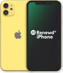 Renewd® iPhone 11 64GB RND-P14364 Yellow цена и информация | Renewd Телефоны и аксессуары | hansapost.ee