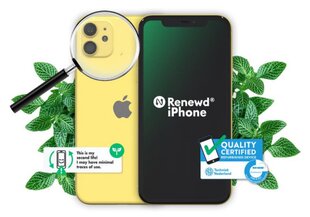 Renewd® iPhone 11 64GB Yellow RND-P14364 цена и информация | Мобильные телефоны | hansapost.ee