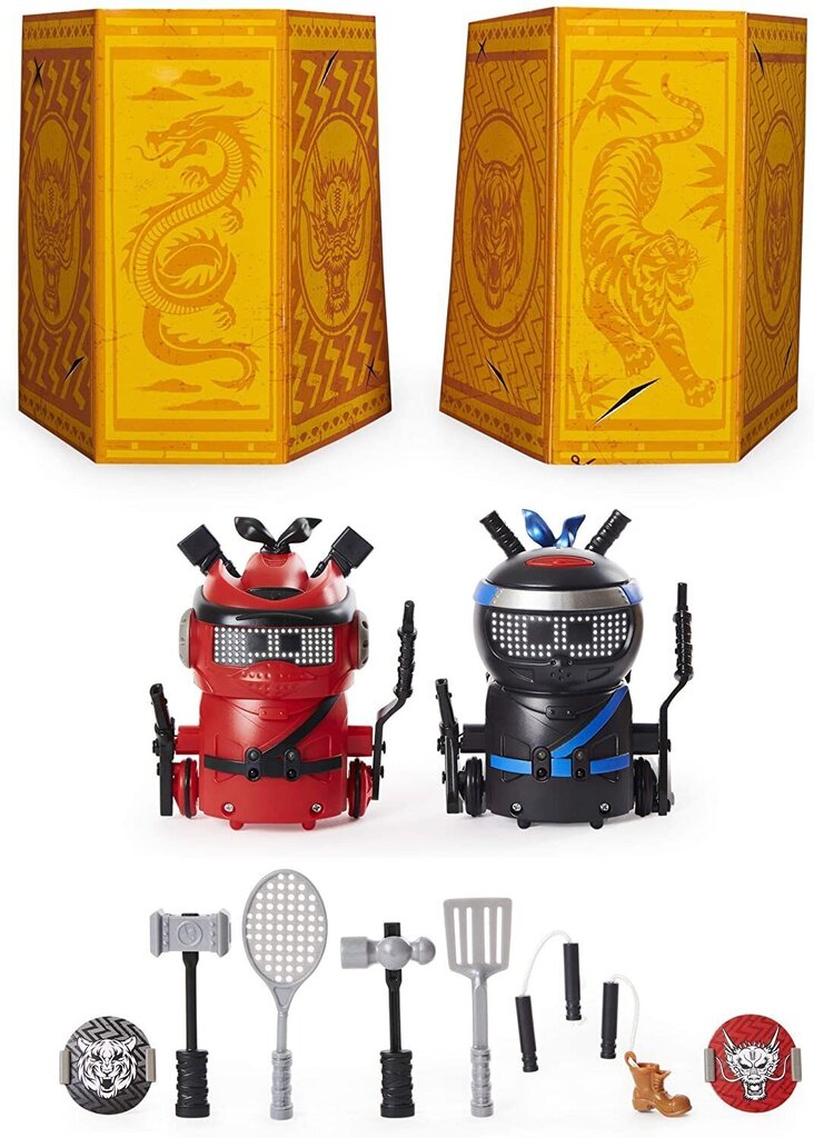 Võitlev interaktiivne robot Spinmaster Ninja Bots 2 tk., 6058493 hind ja info | Mänguasjad poistele | hansapost.ee