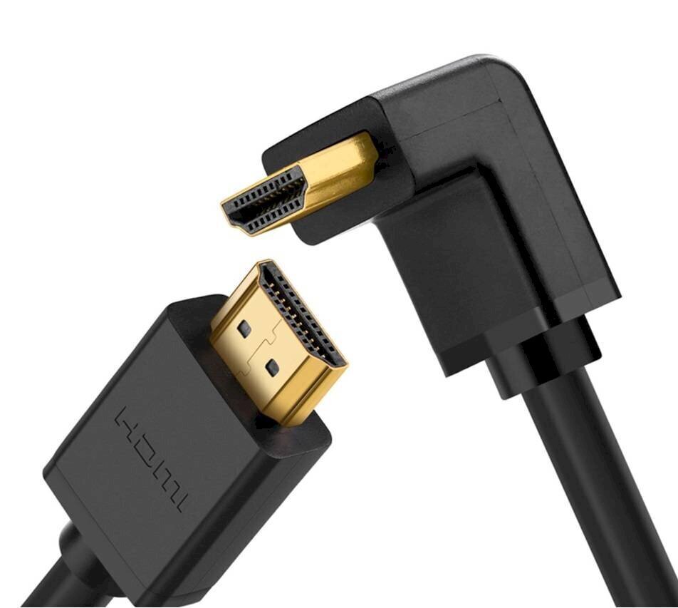 UGREEN HD103 cable HDMI to HDMI Angle, 4K, 2m (black) hind ja info | Juhtmed ja kaablid | hansapost.ee