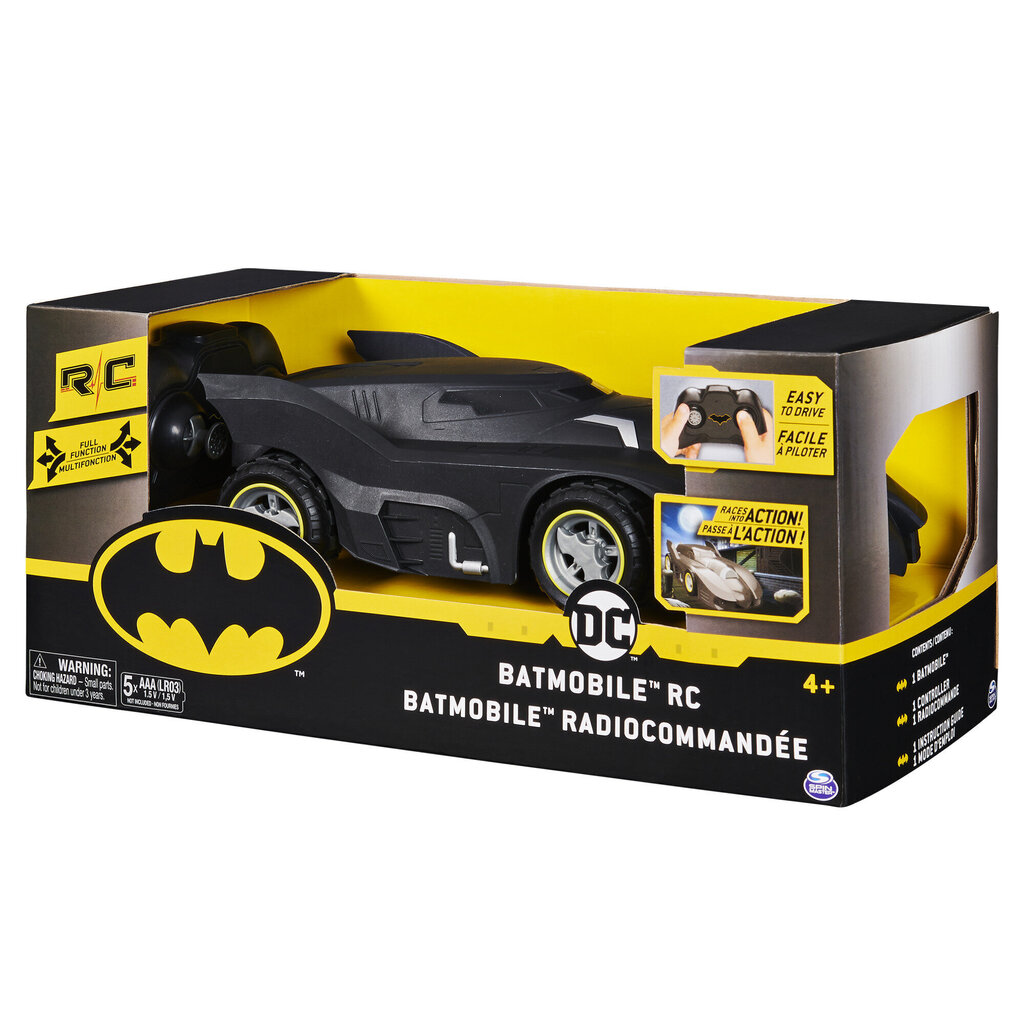 Raadio teel juhitav Batmobile Batman 1:24, 6058489 цена и информация | Mänguasjad poistele | hansapost.ee