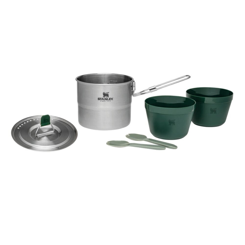 Toiduvalmistamise komplekt The Stainless Steel Cook Set For Two, 1 l, roostevabast terasest hind ja info | Potid | hansapost.ee