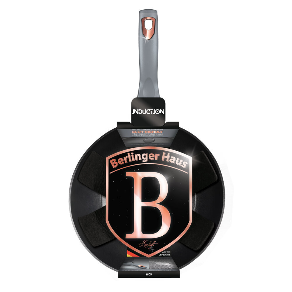 BerlingerHaus Wok pann Moonlight Edition, 28 cm hind ja info | Pannid | hansapost.ee