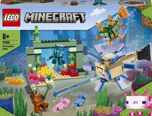 21180 LEGO® Minecraft Битва гвардейцев цена и информация | Конструкторы и кубики | hansapost.ee