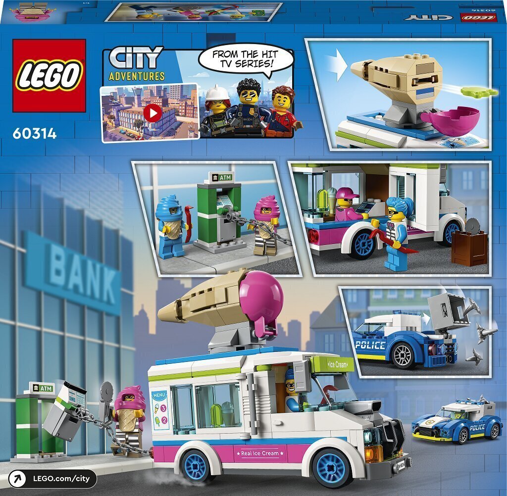 60314 LEGO® City Jäätiseauto politsei tagaajamine hind ja info | Klotsid ja konstruktorid | hansapost.ee