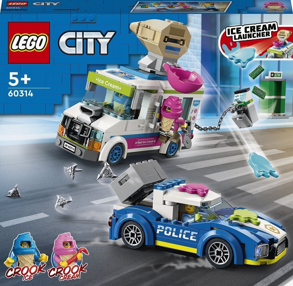 60314 LEGO® City Jäätiseauto politsei tagaajamine hind ja info | Klotsid ja konstruktorid | hansapost.ee