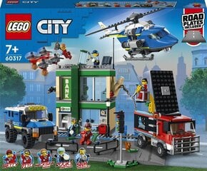 60317 LEGO® City Politsei tagaajamine pangas цена и информация | Конструкторы и кубики | hansapost.ee