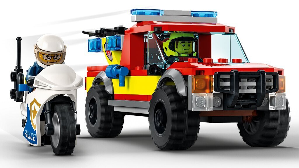 60319 LEGO® City Tuletõrjeoperatsioon ja politsei tagaajamine цена и информация | Klotsid ja konstruktorid | hansapost.ee