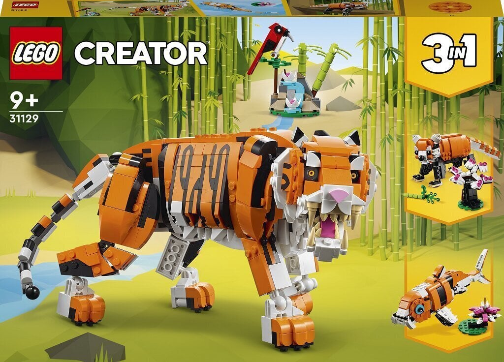 31129 LEGO® Creator Kuninglik Tiiger цена и информация | Klotsid ja konstruktorid | hansapost.ee