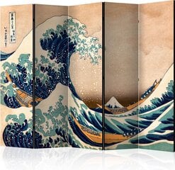 Ruumijaotur - Hokusai: The Great Wave off Kanagawa (Reproduction) II [Room Dividers] цена и информация | Мобильные стенки | hansapost.ee