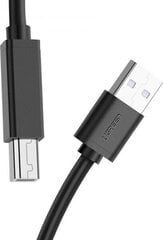 Aktiivne printerikaabel USB 2.0 A-B UGREEN US122, 10 m, must hind ja info | Mobiiltelefonide kaablid | hansapost.ee