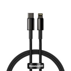 Kaabel Baseus USB Type C - Lightning 20 W, 1 m 6953156232037 hind ja info | Mobiiltelefonide kaablid | hansapost.ee