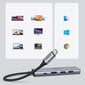 Ugreen 6in1 multifunctional USB Type C HUB - 2x USB 3.2 Gen 1 / HDMI 4K 60Hz / SD and TF memory card reader / USB Type C PD 100W gray (60384 CM511) цена и информация | Mobiiltelefonide kaablid | hansapost.ee