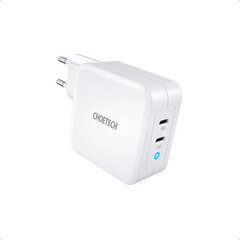 Laadija CHOETECH GaN 2xUSB Type-C: 100W, PD hind ja info | Choetech Mobiiltelefonid, fotokaamerad, nutiseadmed | hansapost.ee