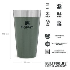 Tops Adventure The Stacking Beer Pint 0,47 l. must цена и информация | Термосы, термокружки | hansapost.ee