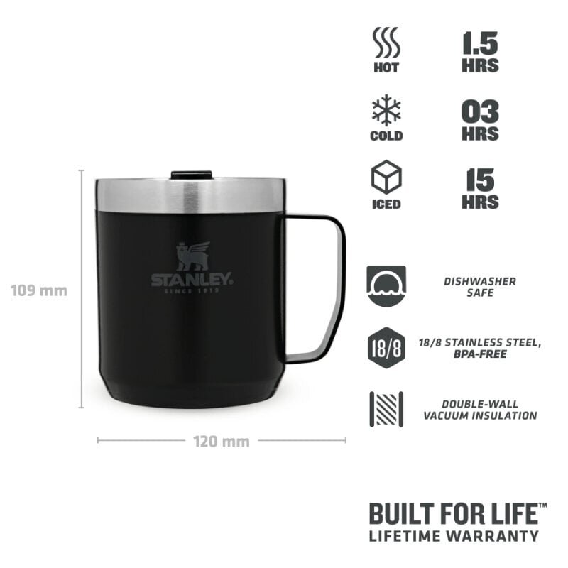 Kruus The Legendary Camp Mug Classic 0.35 l, must hind ja info | Termosed ja termokruusid | hansapost.ee