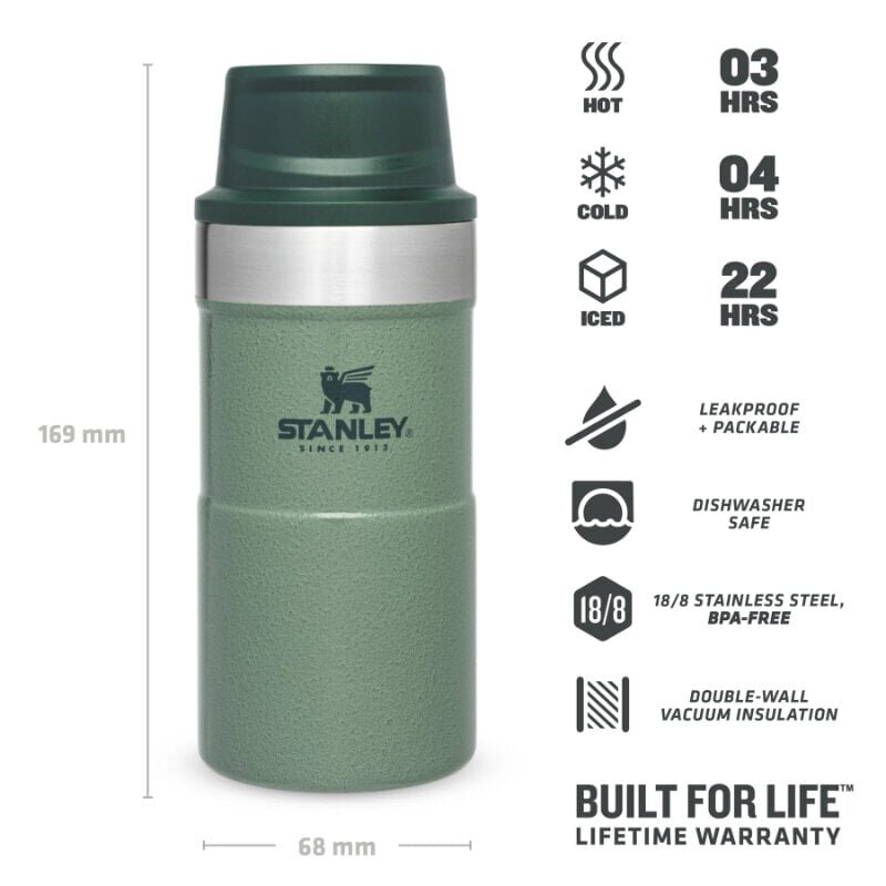 Termoskruus The Trigger-Action Travel Mug Classic 0,25 l, roheline hind ja info | Termosed ja termokruusid | hansapost.ee