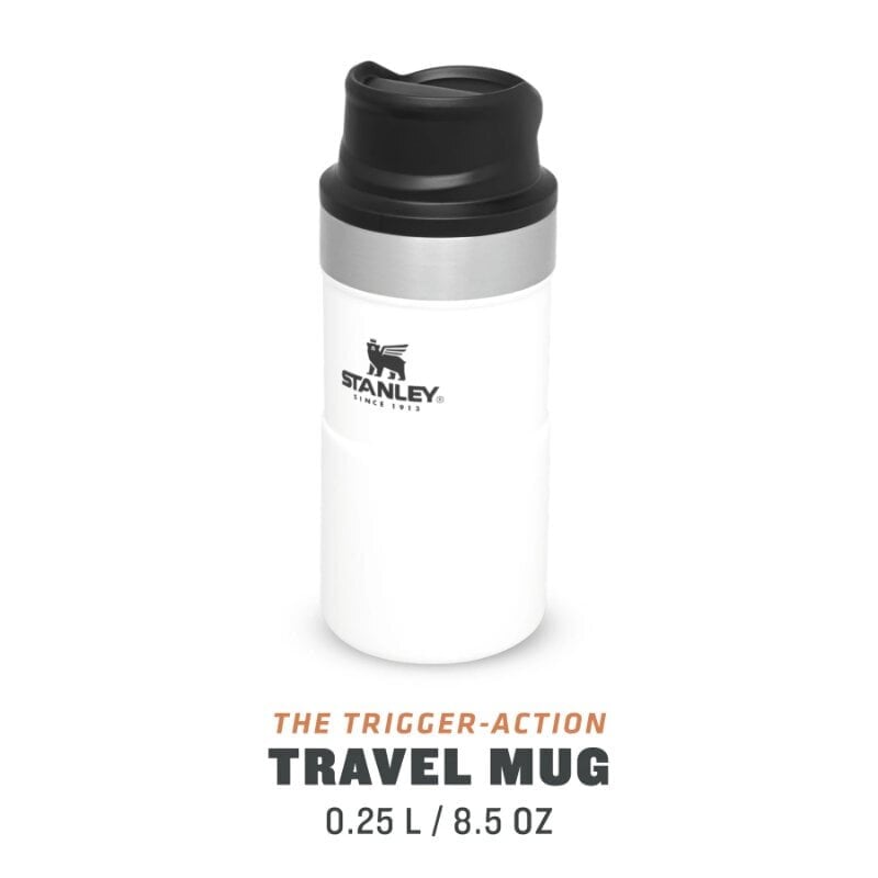 Termoskruus The Trigger-Action Travel Mug Classic 0.25 l, valge цена и информация | Termosed ja termokruusid | hansapost.ee