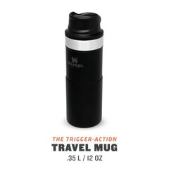 Termoskruus The Trigger-Action Travel Mug Classic 0.35 l, must matt hind ja info | Termosed ja termokruusid | hansapost.ee
