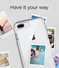 Чехол Spigen 043CS21052 для iPhone 8 Plus, iPhone 7 Plus, прозрачный цвет цена и информация | Spigen Телефоны и аксессуары | hansapost.ee