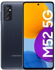 Samsung Galaxy M52 5G, 128 GB, Dual SIM, Black цена и информация | Мобильные телефоны | hansapost.ee