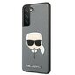 Originaalümbris Karl Lagerfeld Saffiaono Ikonik Samsung Galaxy S21 FE, hõbedane hind ja info | Telefonide kaitsekaaned ja -ümbrised | hansapost.ee