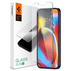 Ekraanikaitse Spigen Glass TR Slim tempered glass, telefonile iPhone 13 mini hind ja info | Ekraani kaitseklaasid ja kaitsekiled | hansapost.ee