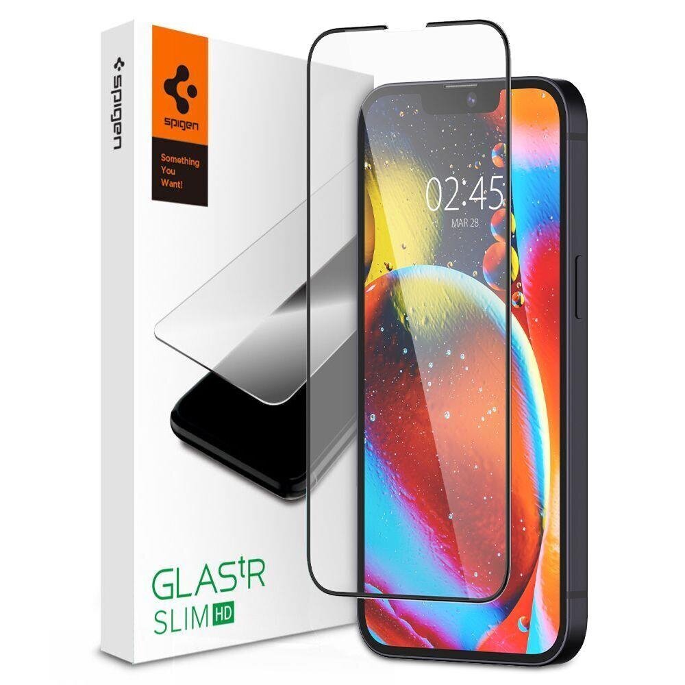 Ekraanikaitse Spigen Glass TR Slim FC tempered glass, sobib telefonile iPhone 13 Pro Max hind ja info | Ekraani kaitseklaasid ja kaitsekiled | hansapost.ee