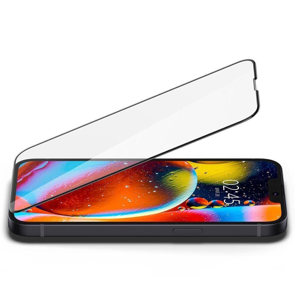 Kaitseklaas Spigen Glass TR Slim FC tempered glass, sobib telefonile iPhone 13 mini hind ja info | Ekraani kaitseklaasid ja kaitsekiled | hansapost.ee