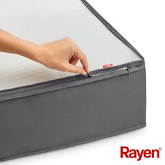 Ящик для одеял Premium темно-серый 65x55x20см цена и информация | Вешалки и мешки для одежды | hansapost.ee