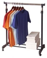 Подставка-вешалка для одежды Deluxe 43x88x98-175см цена и информация | Вешалки и мешки для одежды | hansapost.ee