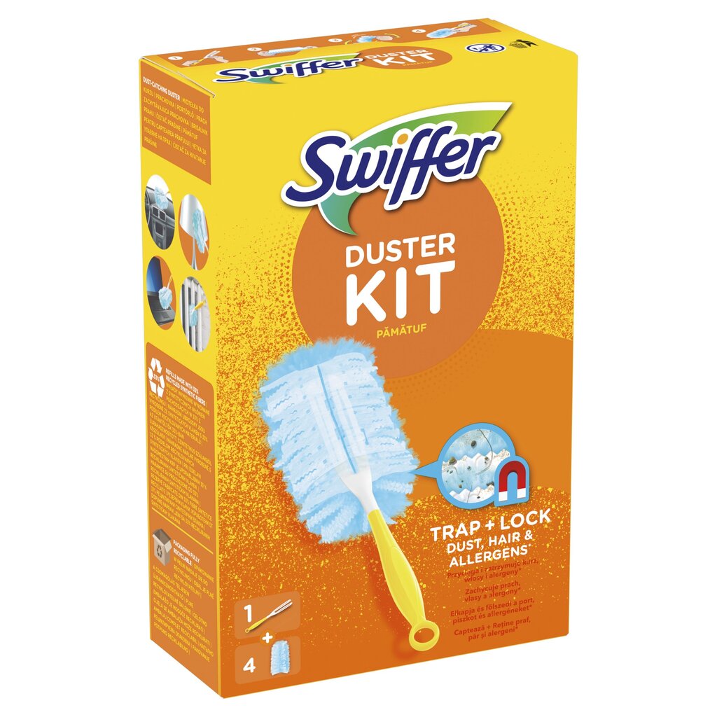 Swiffer Duster Starert Kit mini + 4 tk lisa цена и информация | Puhastustarvikud | hansapost.ee