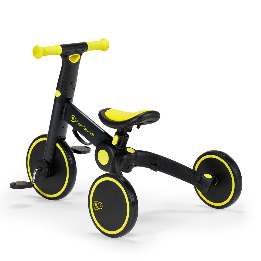 Kolmerattaline 3in1 Kinderkraft 4Trike, must hind ja info | Kolmerattalised jalgrattad lastele | hansapost.ee