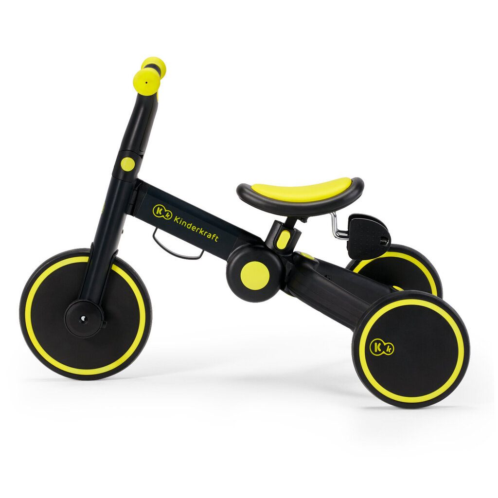 Kolmerattaline 3in1 Kinderkraft 4Trike, must hind ja info | Kolmerattalised jalgrattad lastele | hansapost.ee