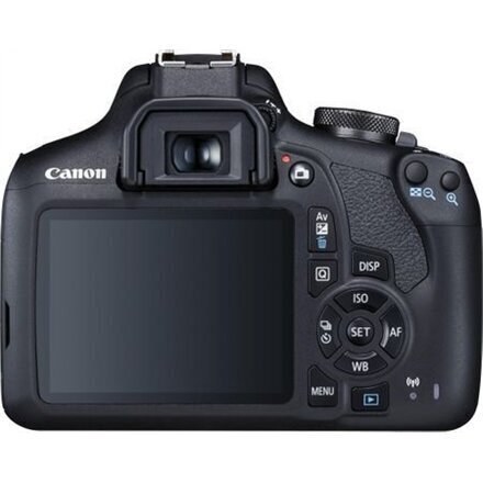 Canon EOS 2000D + 18-135mm IS Kit digipeegelkaamera, must цена и информация | Fotoaparaadid | hansapost.ee