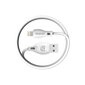 Dudao USB / Lightning andmelaadimiskaabel 2,4A 1m valge (L4L 1m valge) hind ja info | Mobiiltelefonide kaablid | hansapost.ee