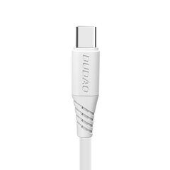 Кабель для быстрой зарядки Dudao USB / USB Type C 5А, 2 м, белый цена и информация | Borofone 43757-uniw | hansapost.ee