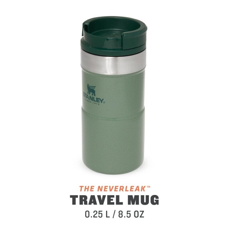 Termoskruus The NeverLeak Travel Mug, 0.25 l, roheline hind ja info | Termosed ja termokruusid | hansapost.ee