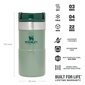 Termoskruus The NeverLeak Travel Mug, 0.25 l, roheline hind ja info | Termosed ja termokruusid | hansapost.ee