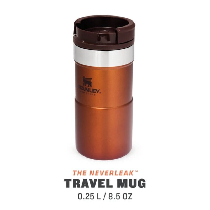 Termoskruus The NeverLeak Travel Mug, 0.25 l, pronksivärvi hind ja info | Termosed ja termokruusid | hansapost.ee