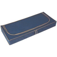 Ящик для одежды, тканевый, 107x50x15 см, синий цена и информация | Вешалки и мешки для одежды | hansapost.ee