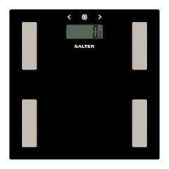 Salter 9150 BK3R Black Glass Analyser Bathroom Scales цена и информация | Весы (бытовые) | hansapost.ee